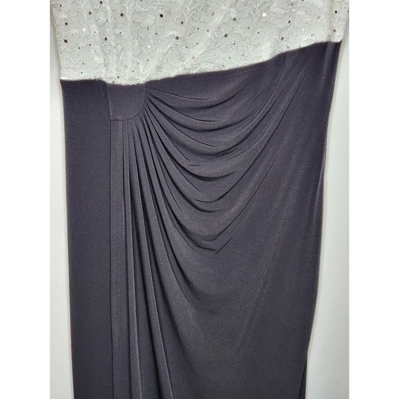 Ladies Formal Black & White Dress - Picture 6 of 6